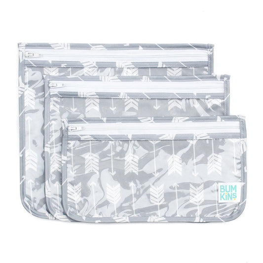Bumkins Clear Travel Bag 3pk