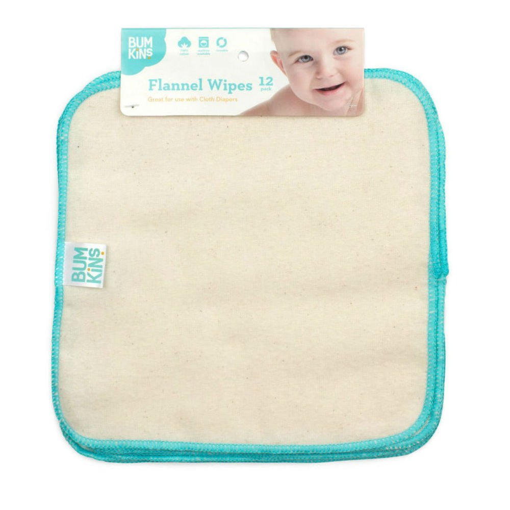 Bumkins Reusable Baby Wipes 12pk