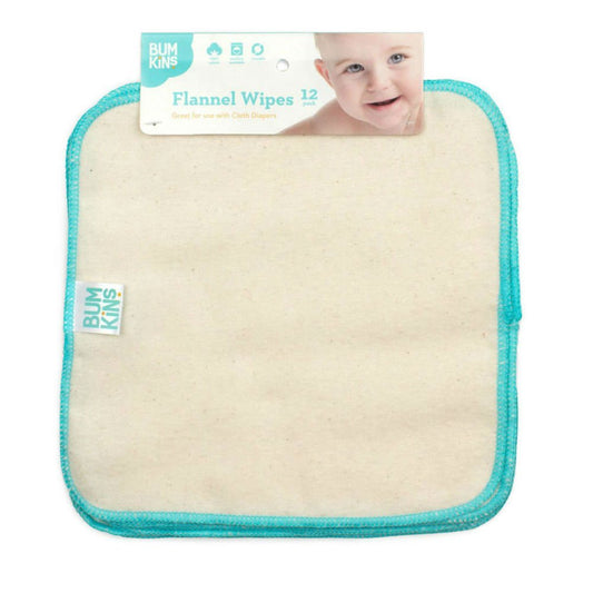 Bumkins Reusable Baby Wipes 12pk