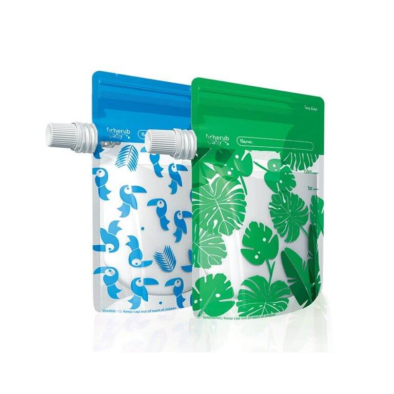 Cherub Baby On The Go Food Pouches 10pk