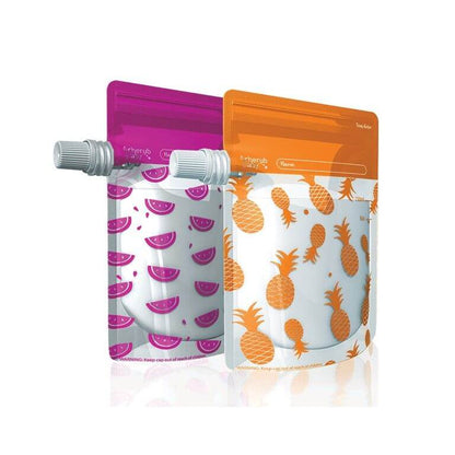 Cherub Baby On The Go Food Pouches 10pk