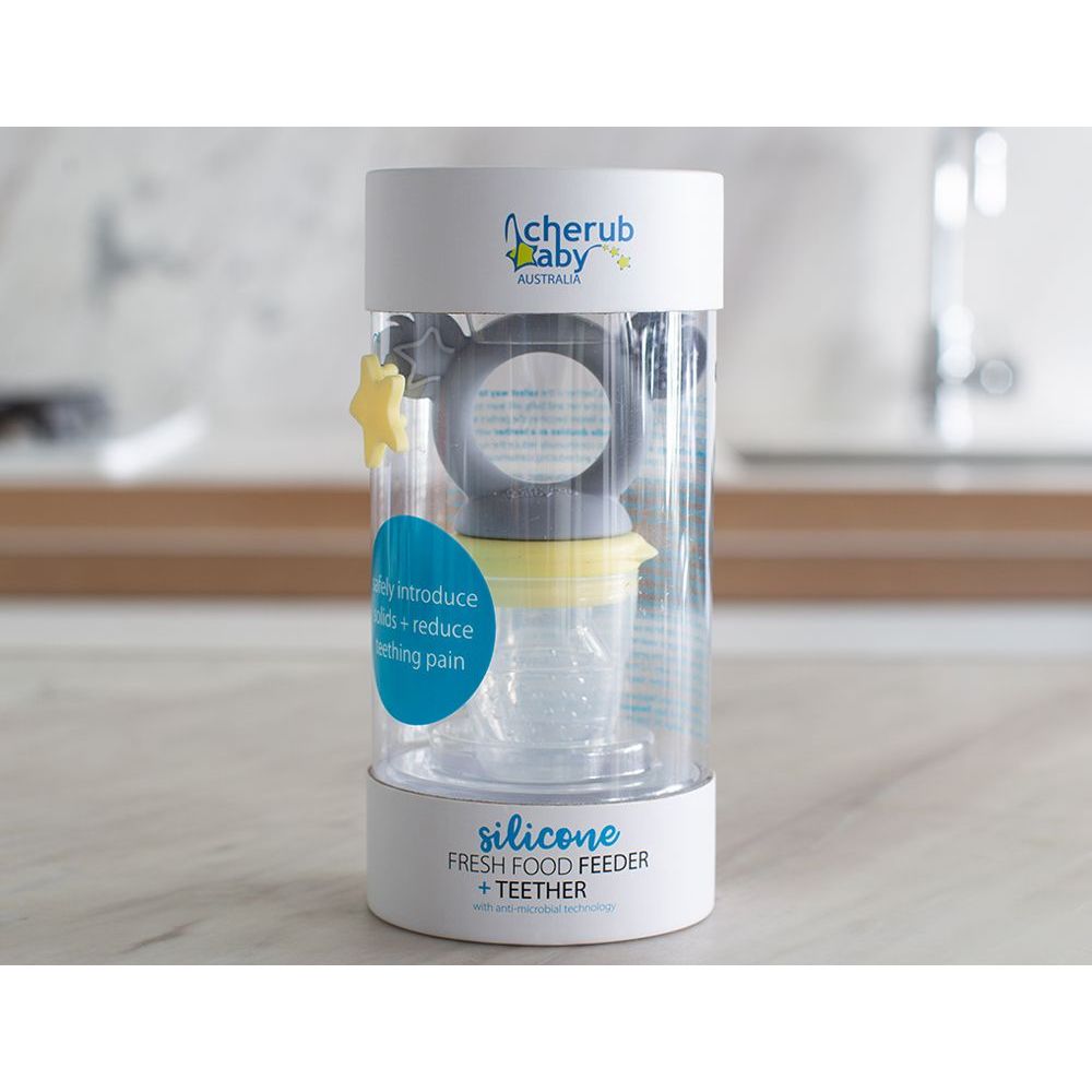 Cherub Baby Silicone Fresh Food Feeder &amp; Tether