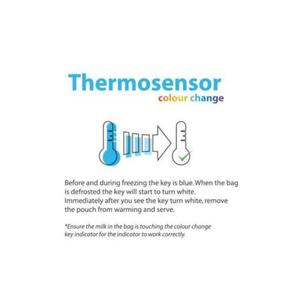 Cherub Baby ThermoSensor Re-usable Breast Milk Storage Bags 10pk