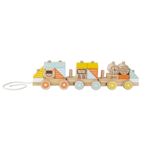 Classic World Pull Train Pastel