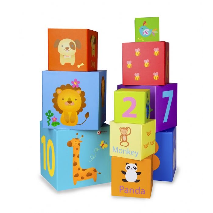 Classic World Cardboard Stacking Cubes