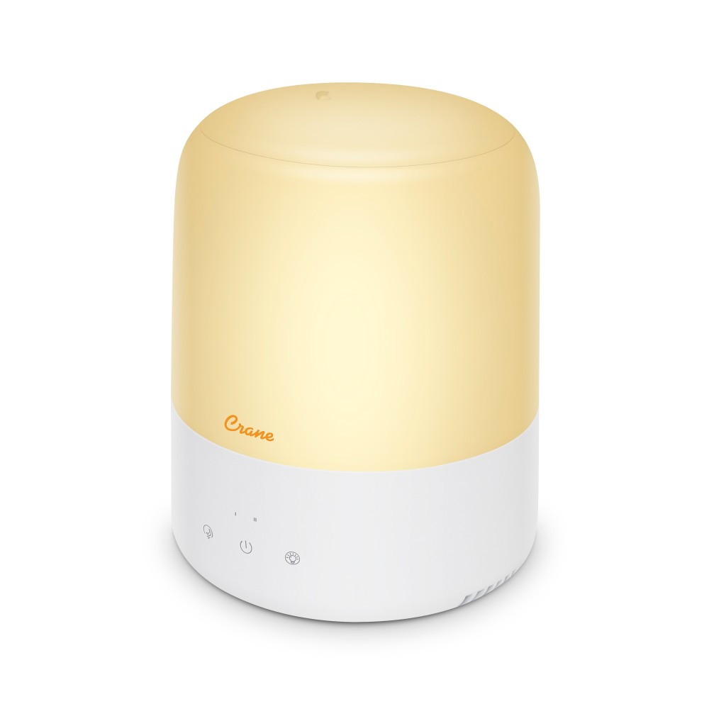 Crane 3 in 1 Cool Mist Humidifier with Aroma Diffuser &amp; Sleep Support Light