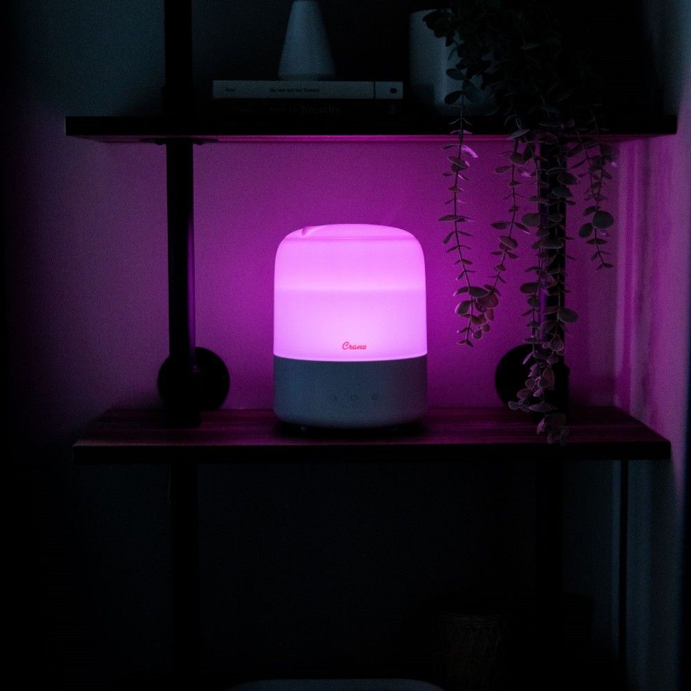 Crane 3 in 1 Cool Mist Humidifier with Aroma Diffuser &amp; Sleep Support Light