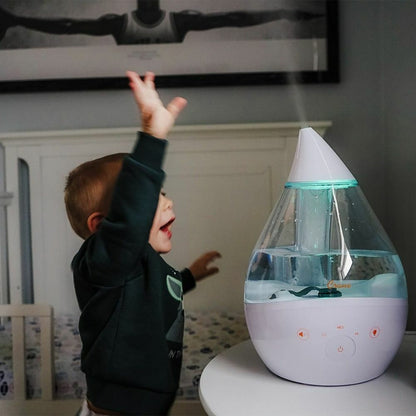 Crane 4 in 1 Top Fill Drop Humidifier w/ Sound Machine