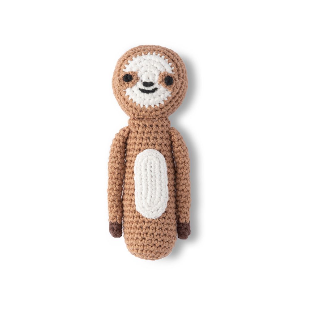 Weegoamigo Crochet Rattle Sleepy Sloth