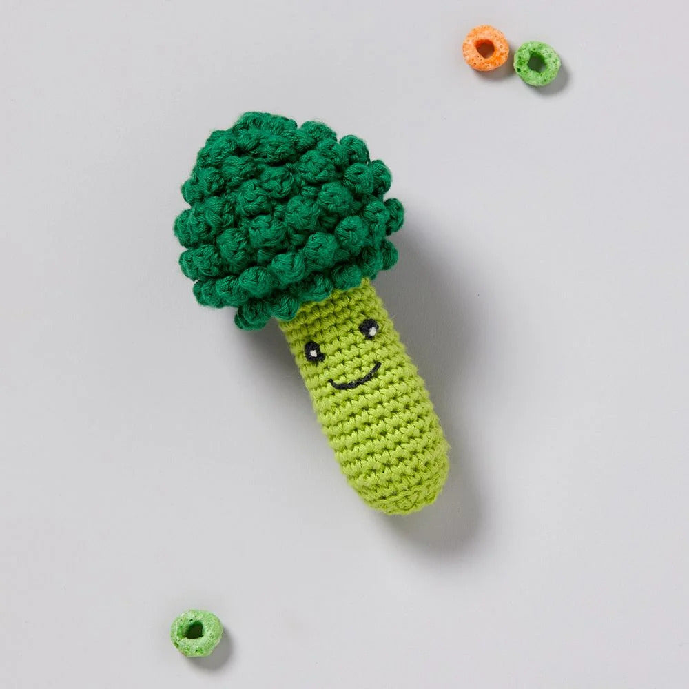 Weegoamigo Crochet Rattle Broccoli