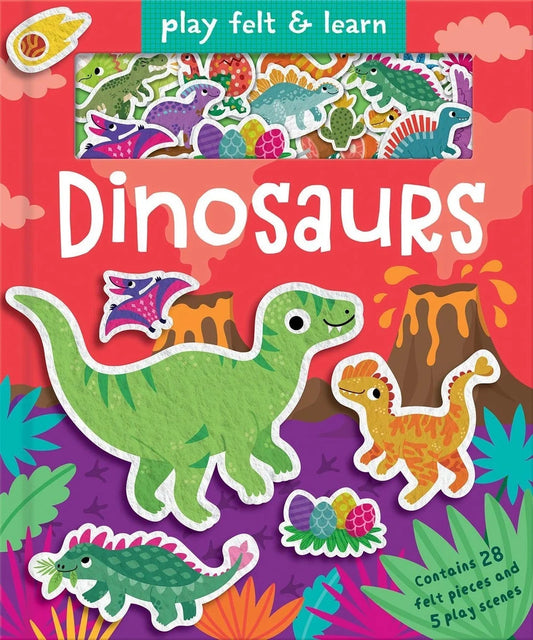 Play Felt & Learn Dinosaurs Book