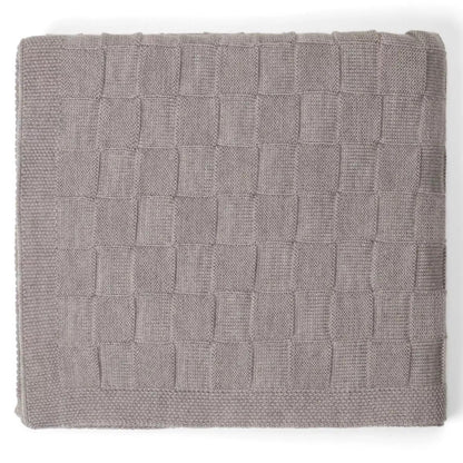 Dimples Basket Weave Merino Blanket