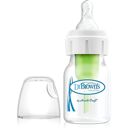 Dr Brown's 60ml Feeding Bottle with Level 1 Teat 1pk