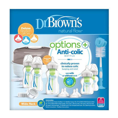 Dr Brown's Deluxe Newborn Wide Neck Gift Set