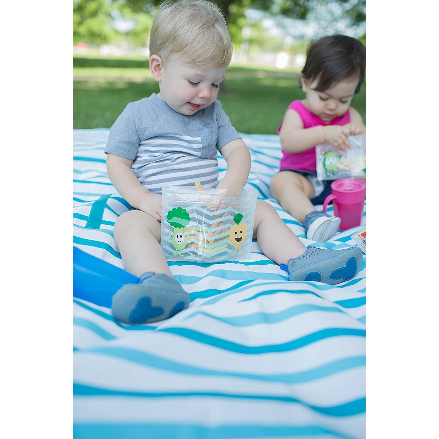 Dr Brown's Tummy Grumbles Reusable Snack Bags 3pk