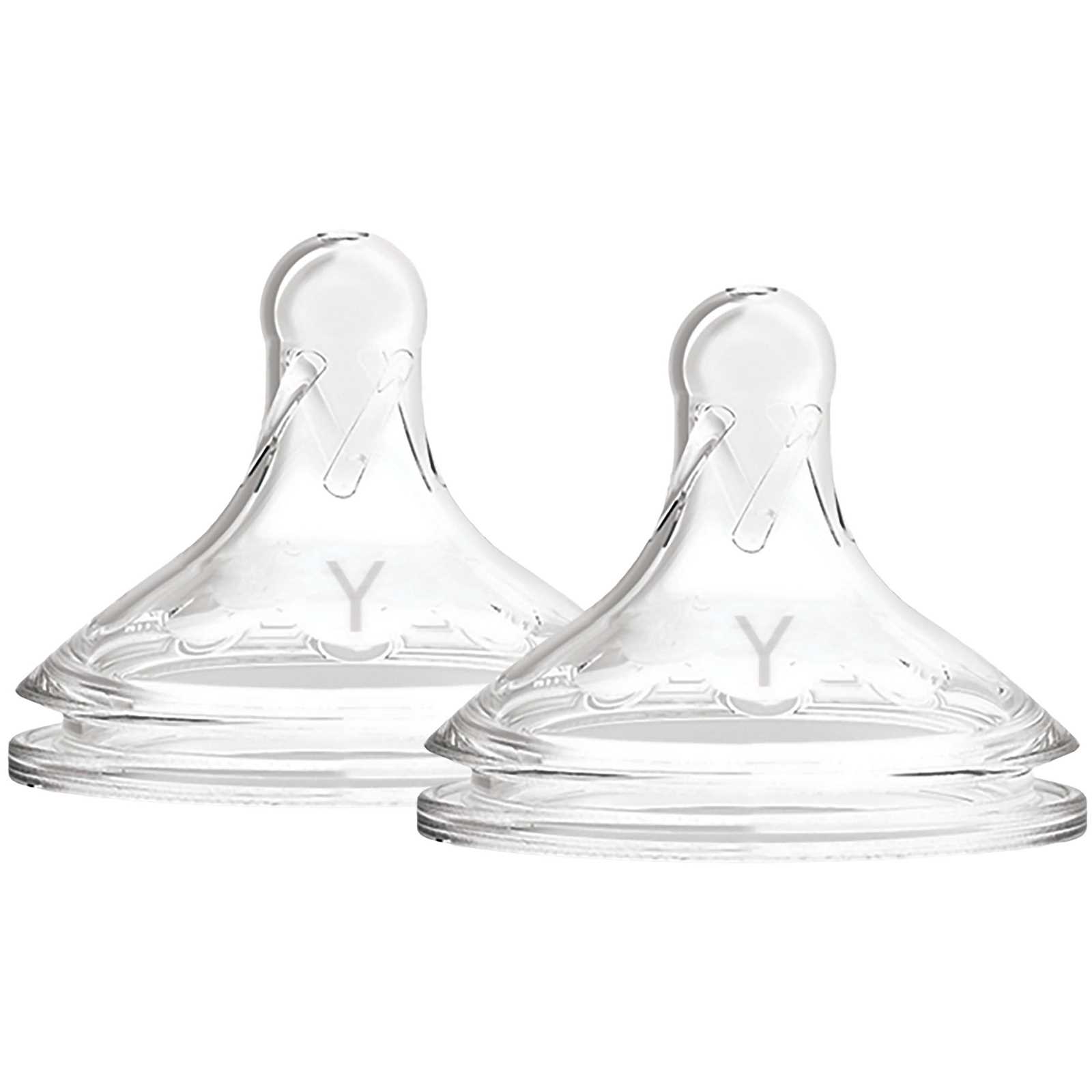 Dr Brown's Wide Neck Silicone Y-Cut Options+ Teat 2pk