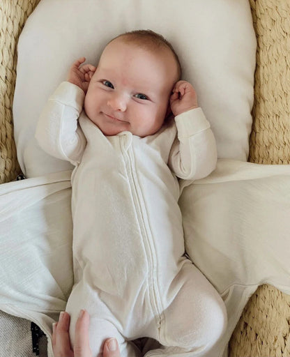 Babu Merino Footed Onesie