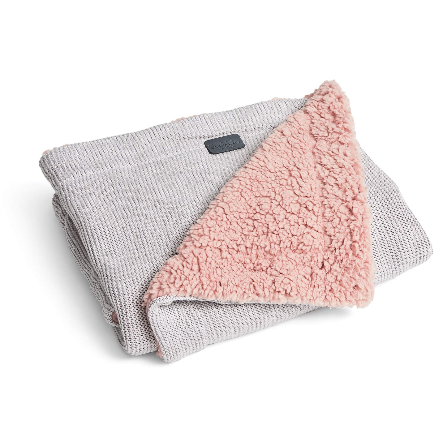 Edwards &amp; Co Sherpa Fleece Stroller Blanket