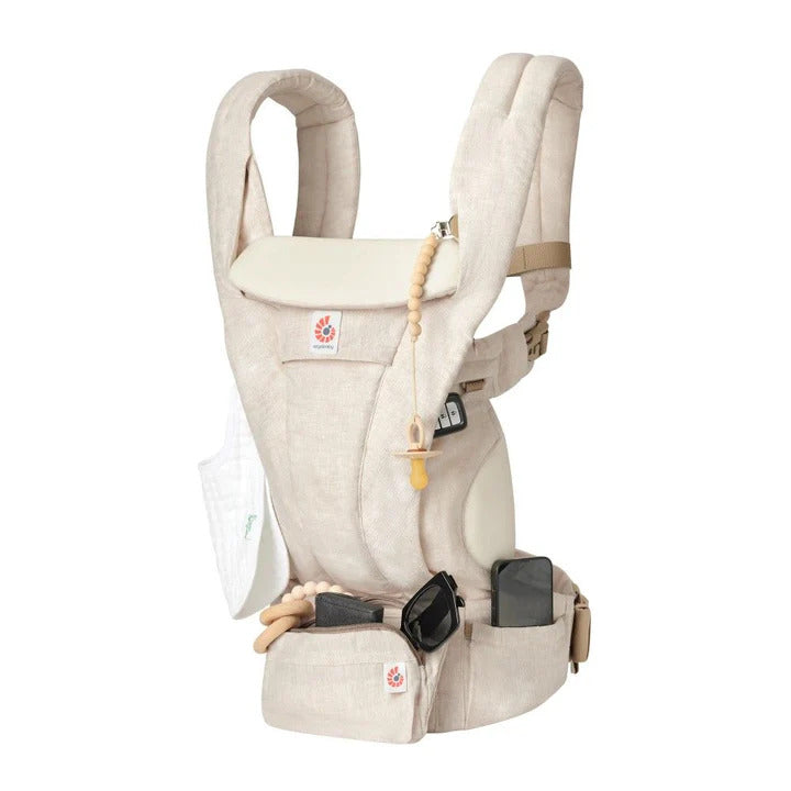 ergobaby linen carrier Ergobaby Omni Deluxe All-in-One Linen Baby Carrier – Baby On The Move