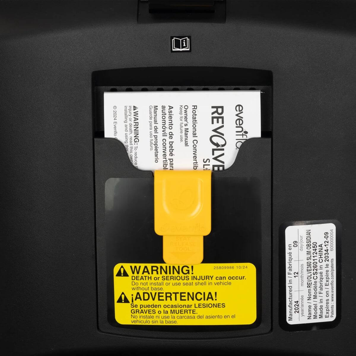 Evenflo® Gold Revolve360™ Slim with SensorSafe