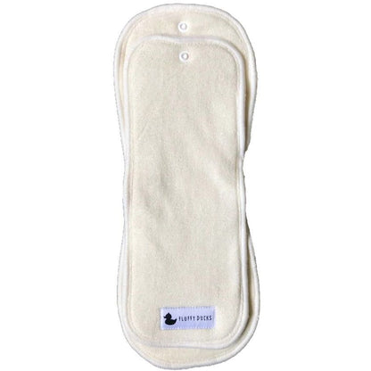 Fluffy Ducks Bamboo Nappy Inserts 2pk