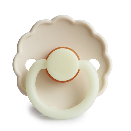FRIGG Daisy Night Natural Rubber Pacifier 2pk