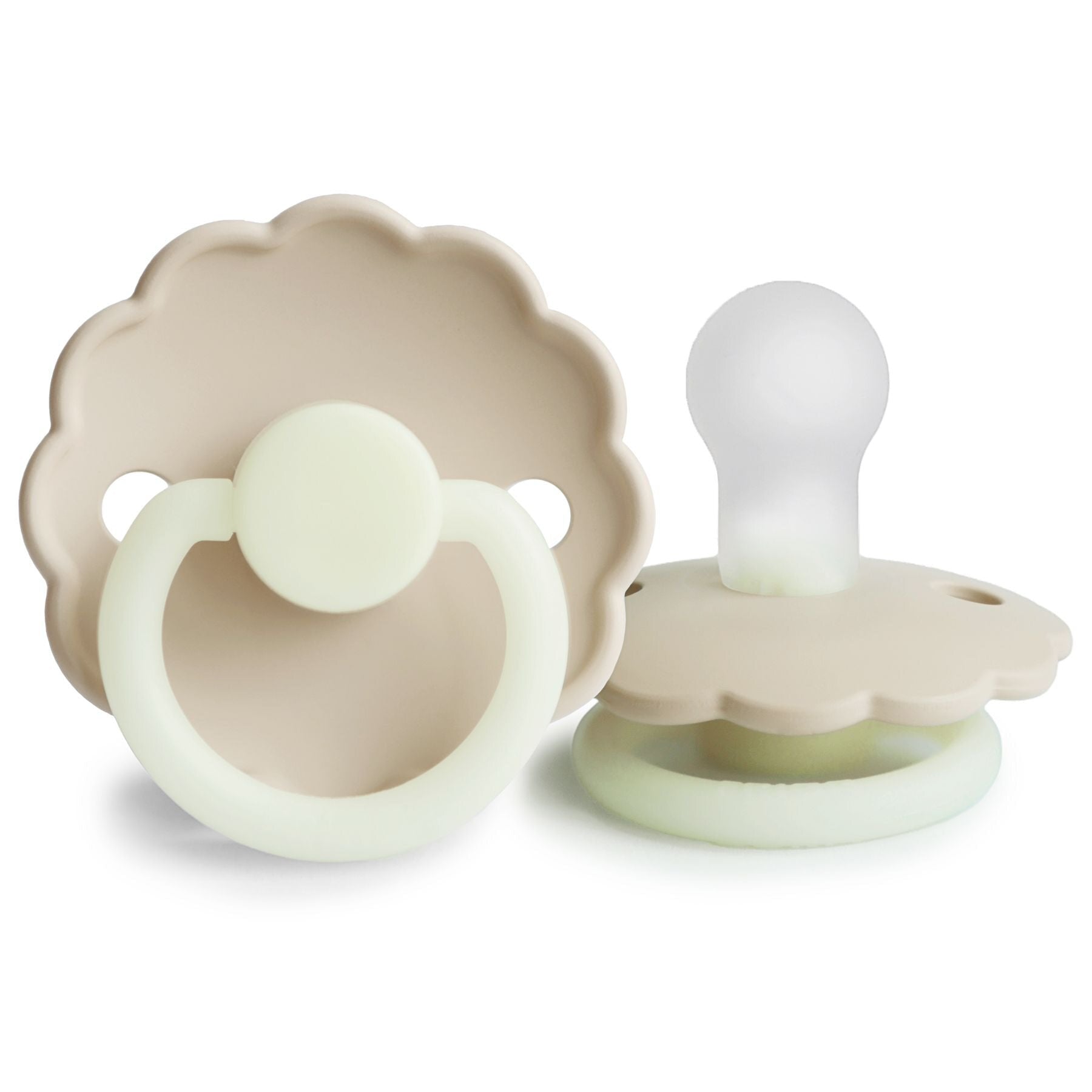 FRIGG Daisy Night Silicone Pacifier 2pk