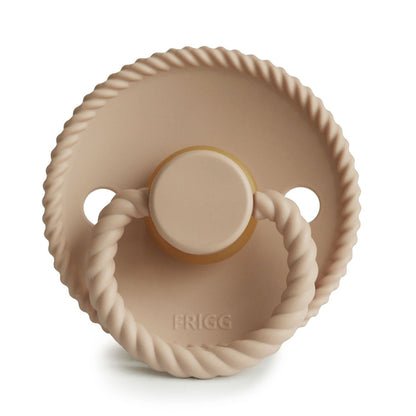 FRIGG Rope Natural Rubber Pacifier 2pk