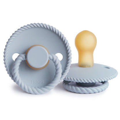 FRIGG Rope Natural Rubber Pacifier 2pk