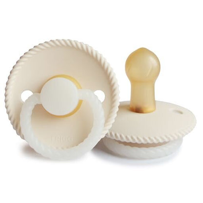 FRIGG Rope Night Natural Rubber Pacifier 2pk