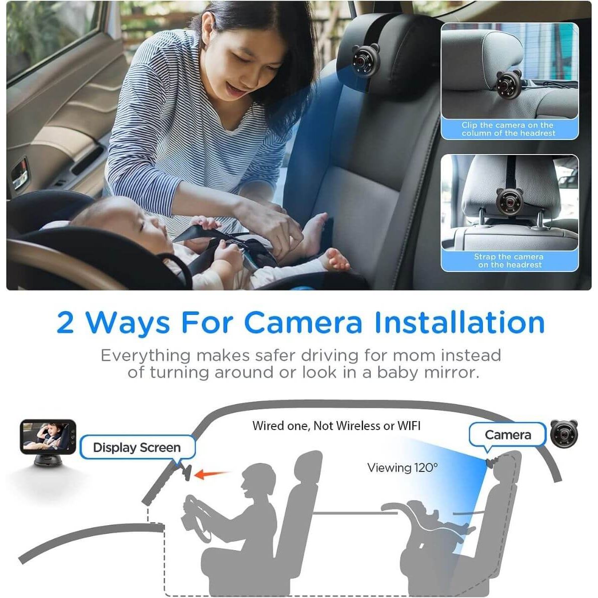 FXT Car Seat Baby Monitor