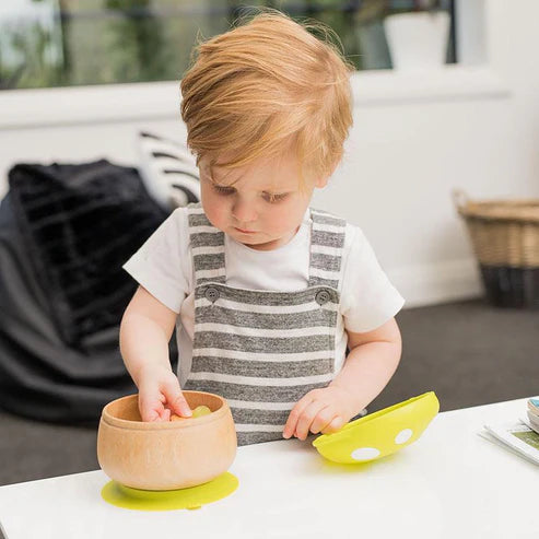 Haakaa Wooden Mushroom Bowl