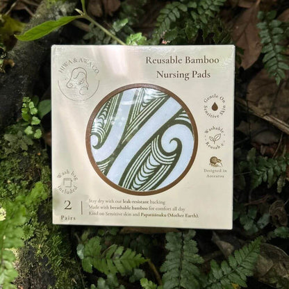 Hiwa & Awa Co Reusable Bamboo Nursing Pads
