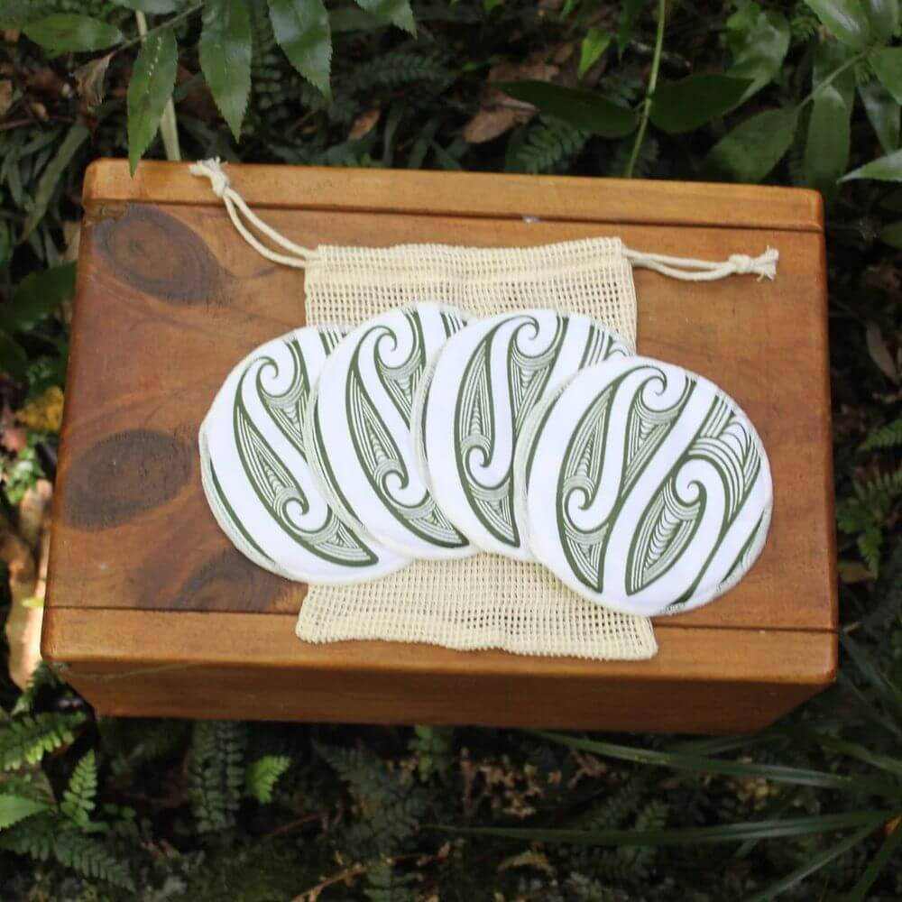 Hiwa & Awa Co Reusable Bamboo Nursing Pads