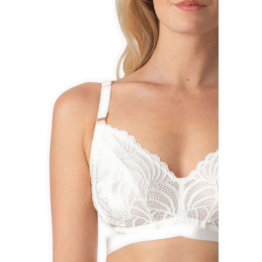 Hotmilk Warrior Soft Cup Nursing Bra - Ivory - Clearance