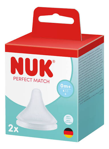 NUK Perfect Match Silicone Teats - 2pk