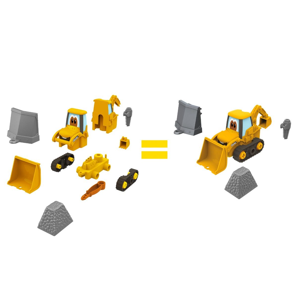 John Deere Build a Buddy Construction Backhoe Loader