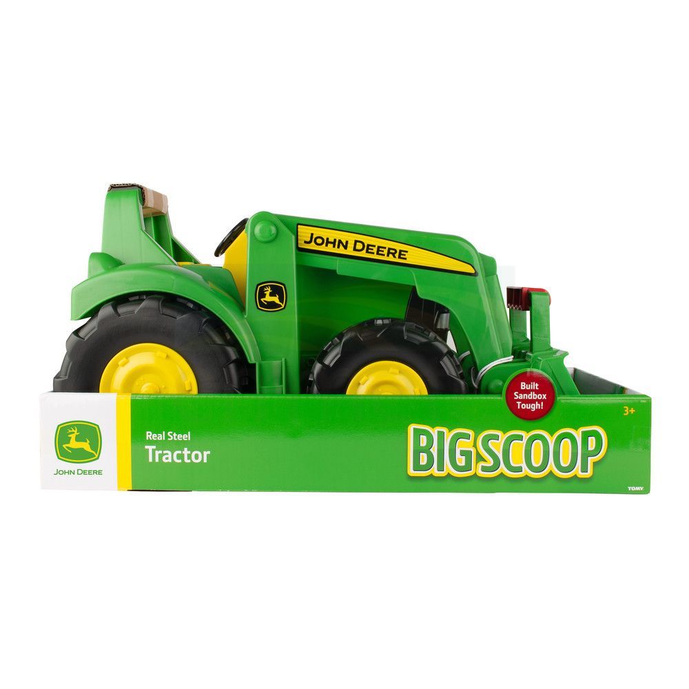 John Deere 53cm Big Scoop Tractor/Loader w Steel Parts