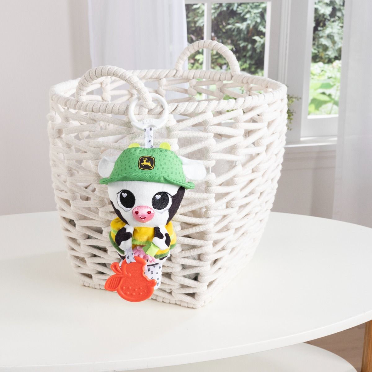 Lamaze &amp; John Deere Co-brand Bella the Cow Clip &amp; Go