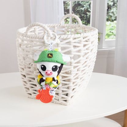 Lamaze &amp; John Deere Co-brand Bella the Cow Clip &amp; Go