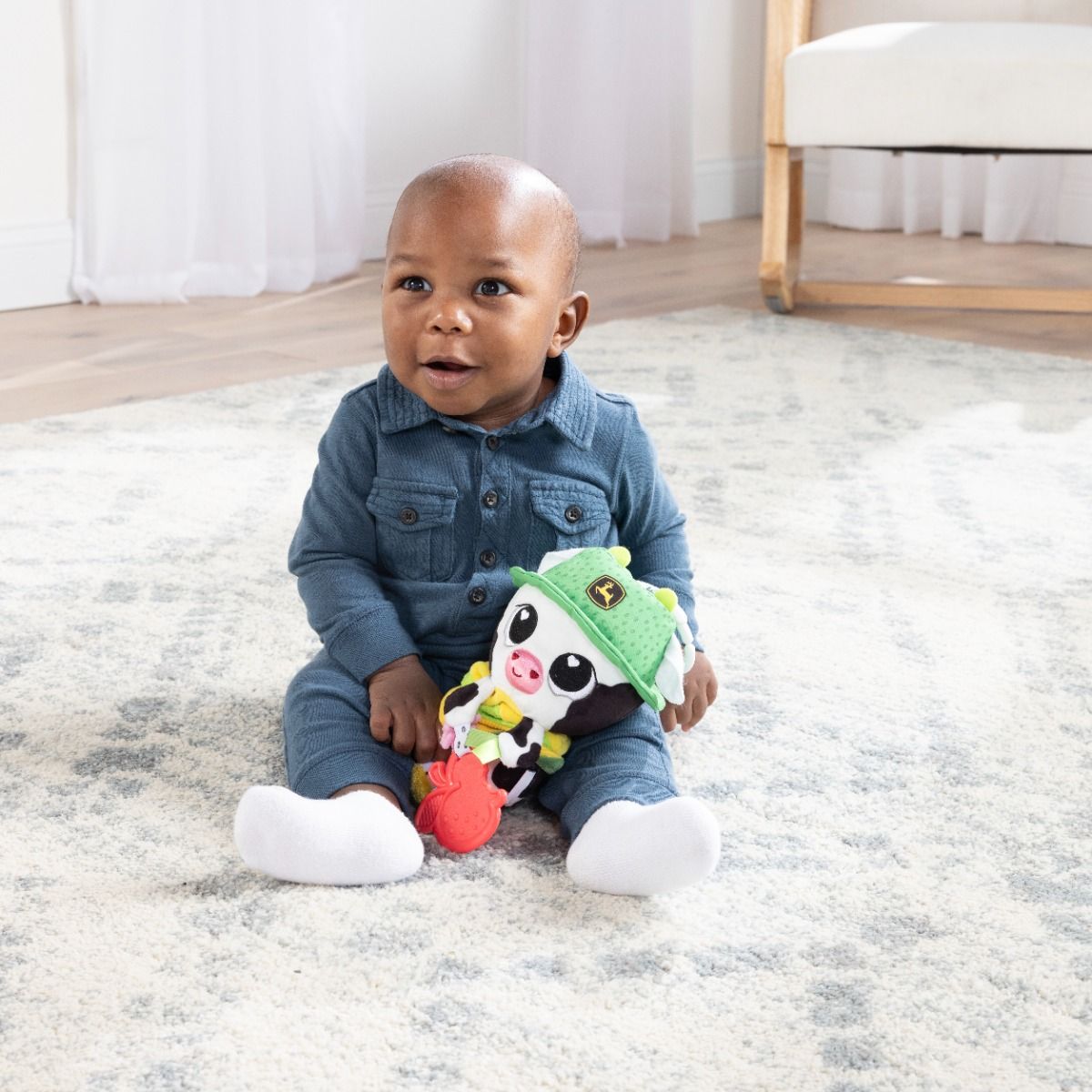 Lamaze &amp; John Deere Co-brand Bella the Cow Clip &amp; Go