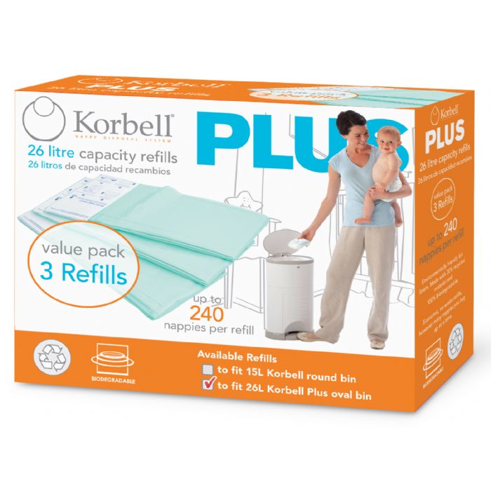 Korbell Plus 3pk Refill