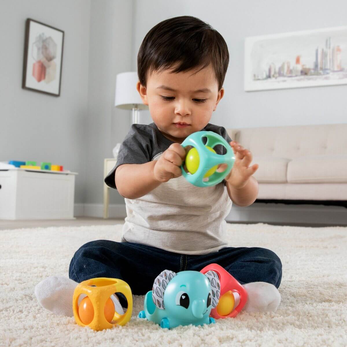 Lamaze Stack &amp; Roll Lock &amp; Block