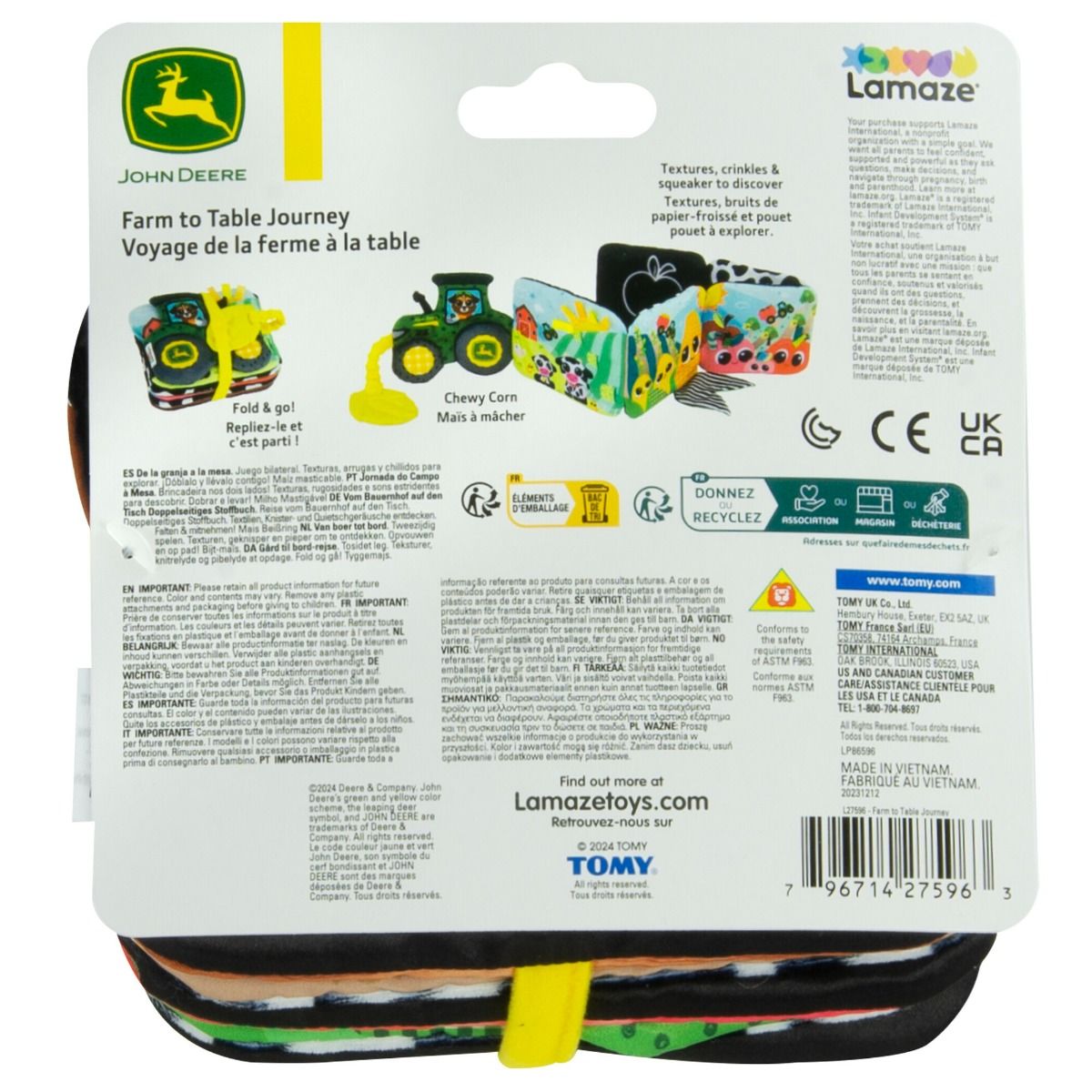 Lamaze John Deere Farm to Table Journey Book