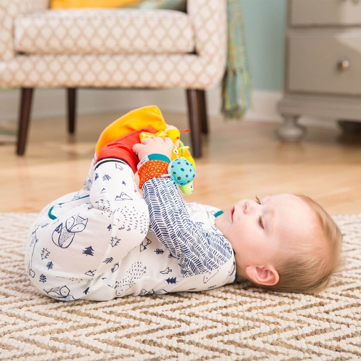 Lamaze Gardenbug Foot Finder &amp; Wrist Rattle Set