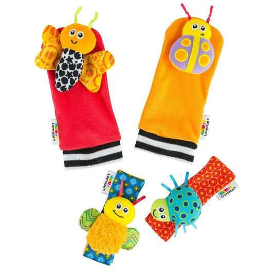 Lamaze Gardenbug Foot Finder &amp; Wrist Rattle Set