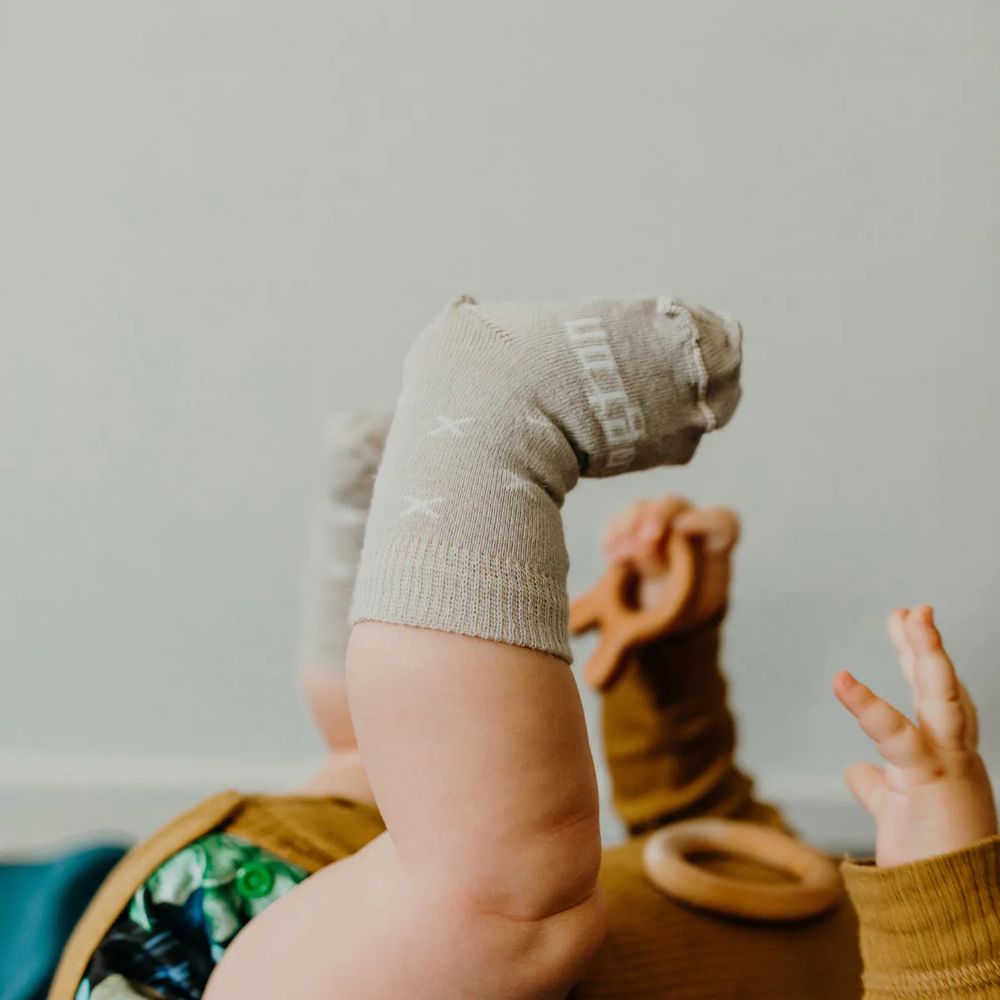 Lamington Baby Merino Wool Crew Socks - Ted