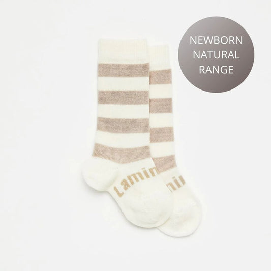 Lamington Baby Merino Wool Knee High Socks - Dandelion