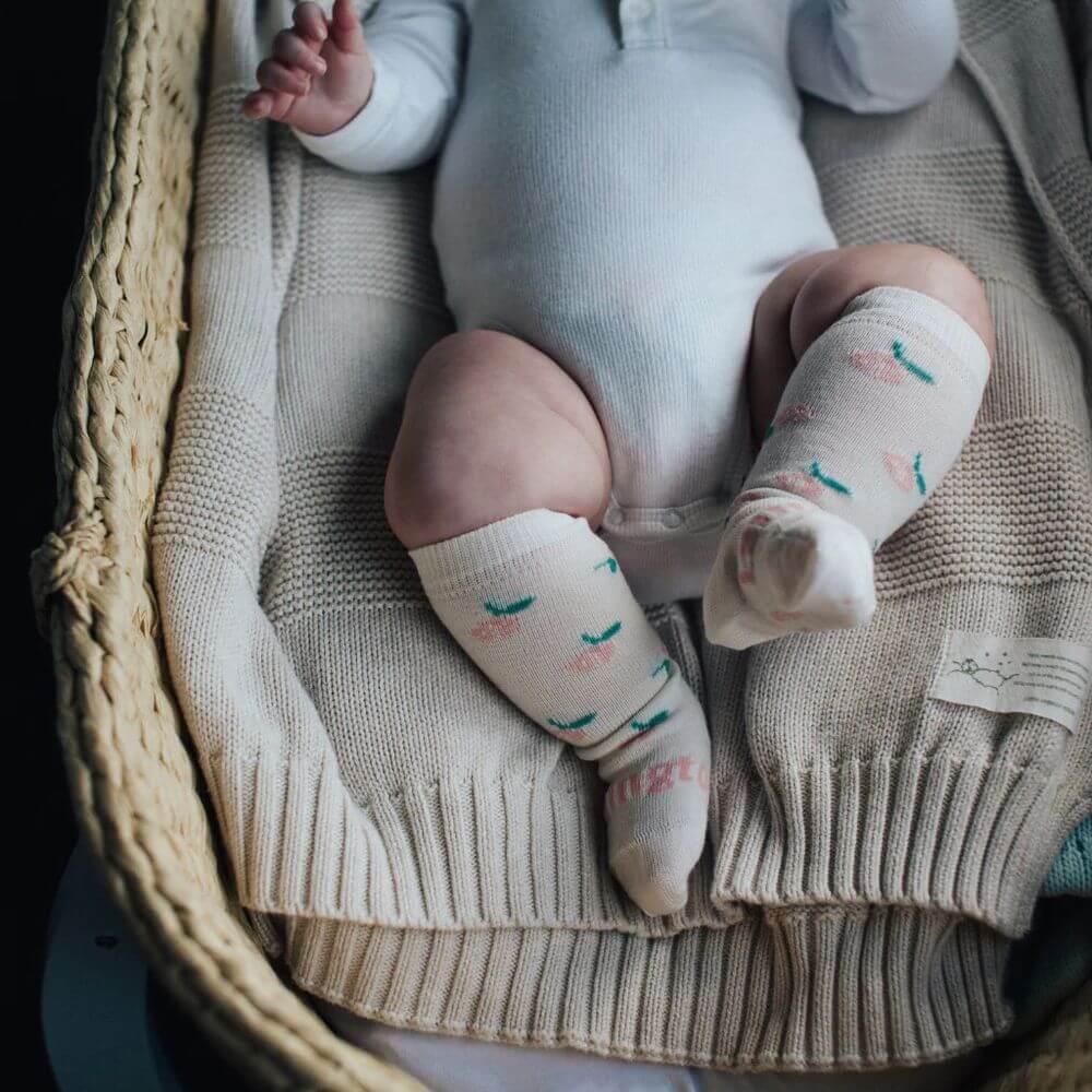 Lamington Baby Merino Wool Knee High Socks - Rosie