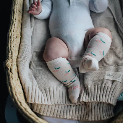 Lamington Baby Merino Wool Knee High Socks - Rosie